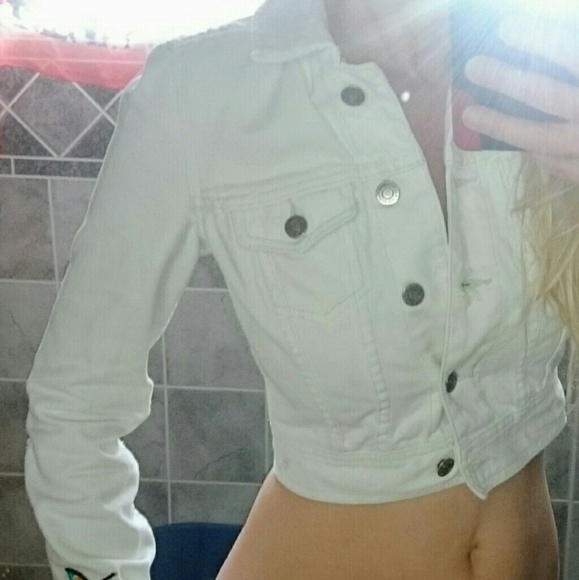 IN SEARCH OF CROPPED white denim - Picture 3 of 3