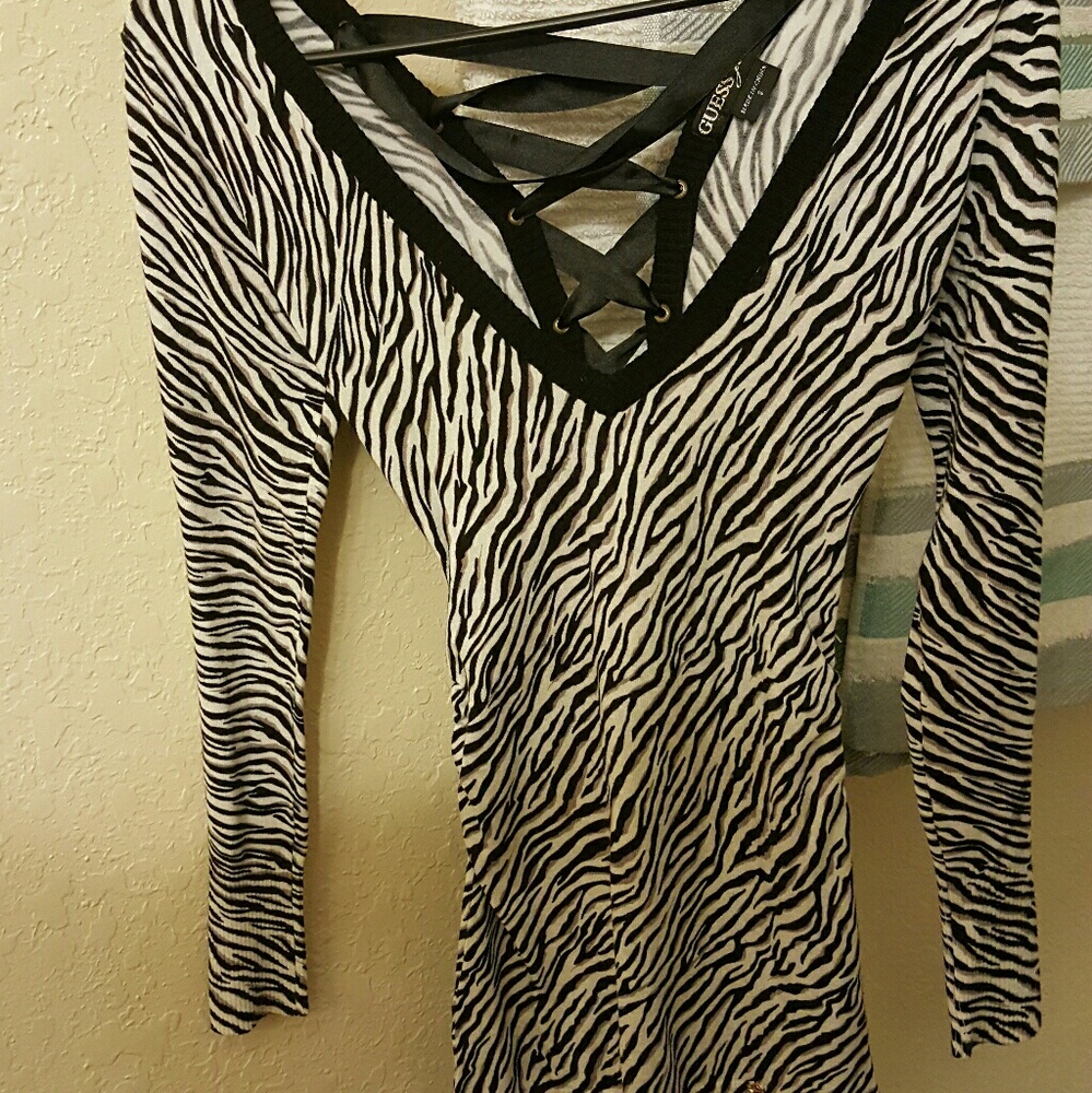 Guess lace up sweater