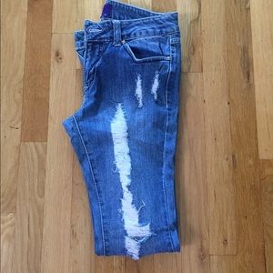 MAX AZARIA MILEY CYRUS JUNIORS Skinny Jeans 9 NWOT