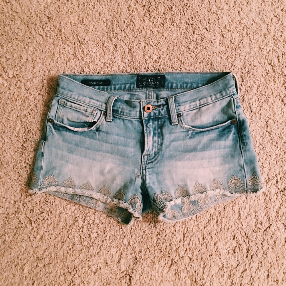Lucky Brand Embroidered Malibu Short