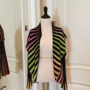 Crochet colorful cardigan