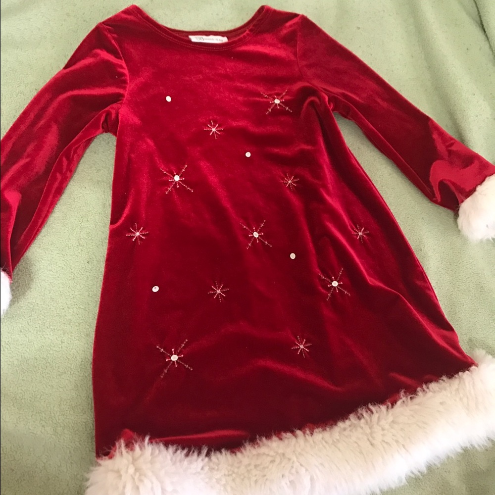 Bonnie jean little girl's Christmas dress