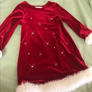 Bonnie jean little girl's Christmas dress