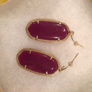 Kendra Scott Elle Earrings - Purple Jade
