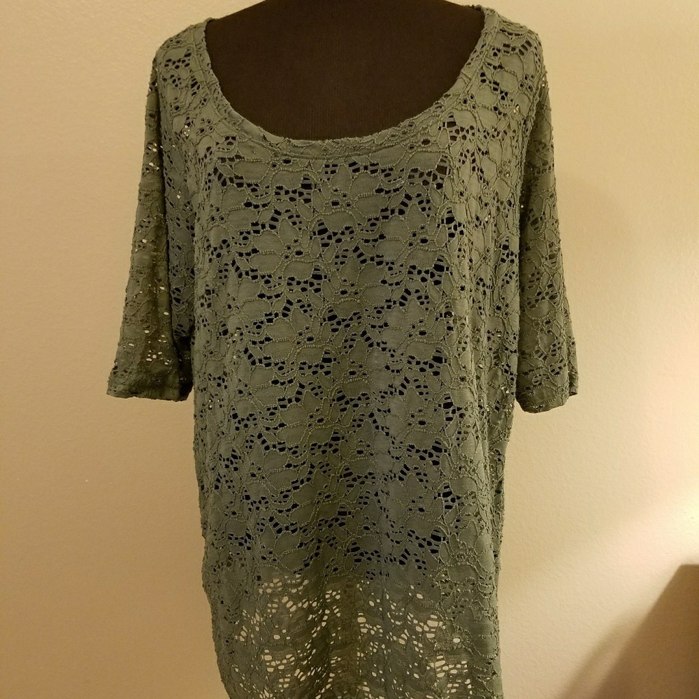 Maurices Lace Shirt, NWT