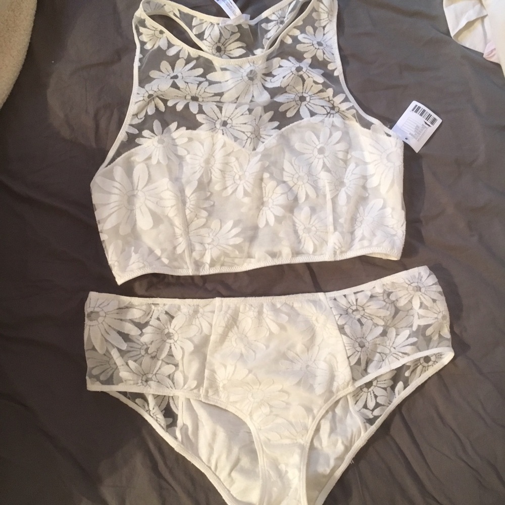 Urban Outfitters Floral Intimates Set