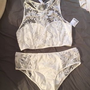 Urban Outfitters Floral Intimates Set