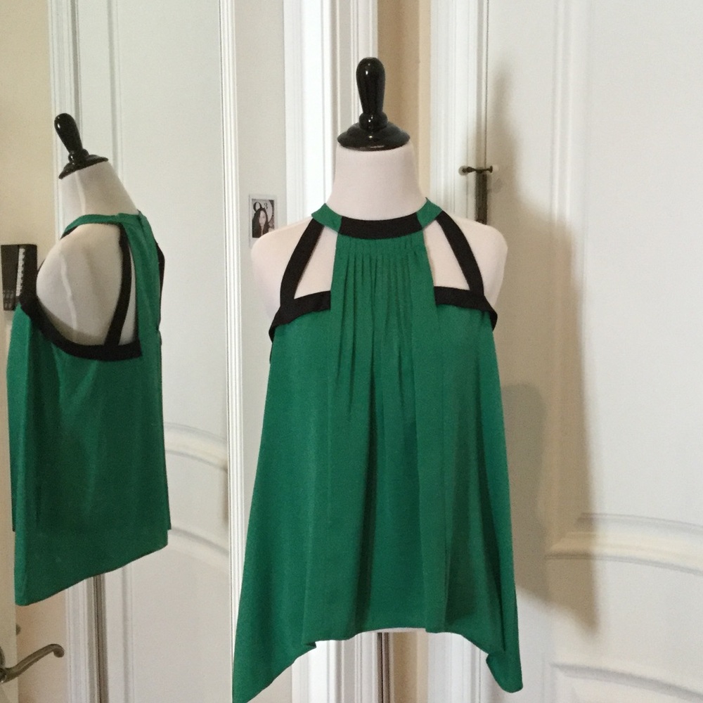 BCBG Green Top