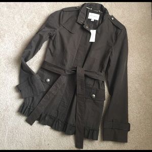 NWT Women's Banana Republic Olive Short Trench