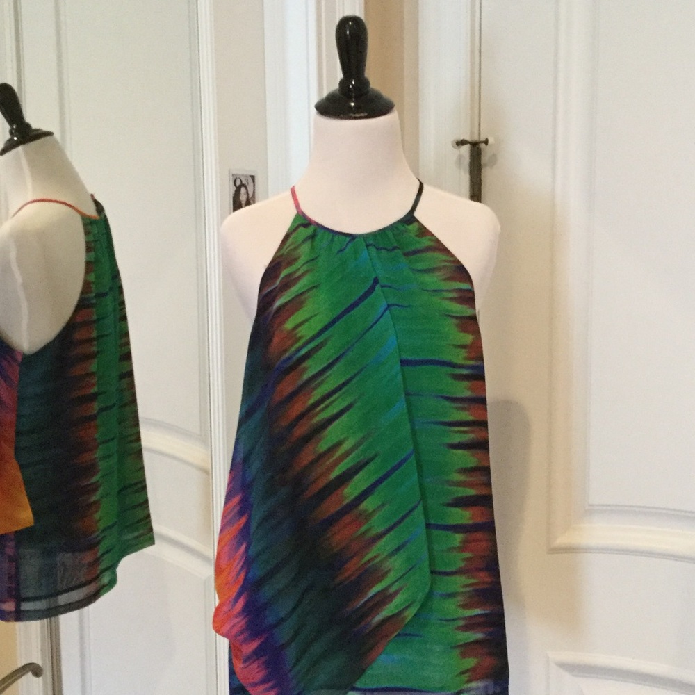 Vince Camuto Tropical Top