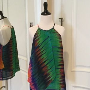 Vince Camuto Tropical Top