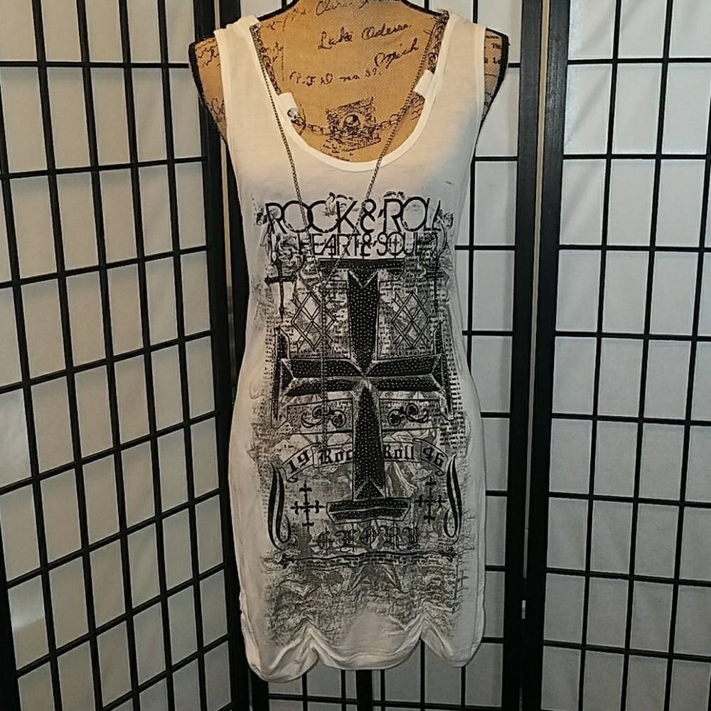 ROCK & ROLL COWGIRL DRESS OR LONG TUNIC