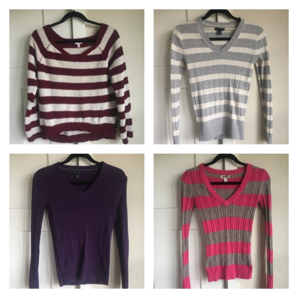 BUNDLE OF FOUR SWEATERS **SPRING CLEANING**