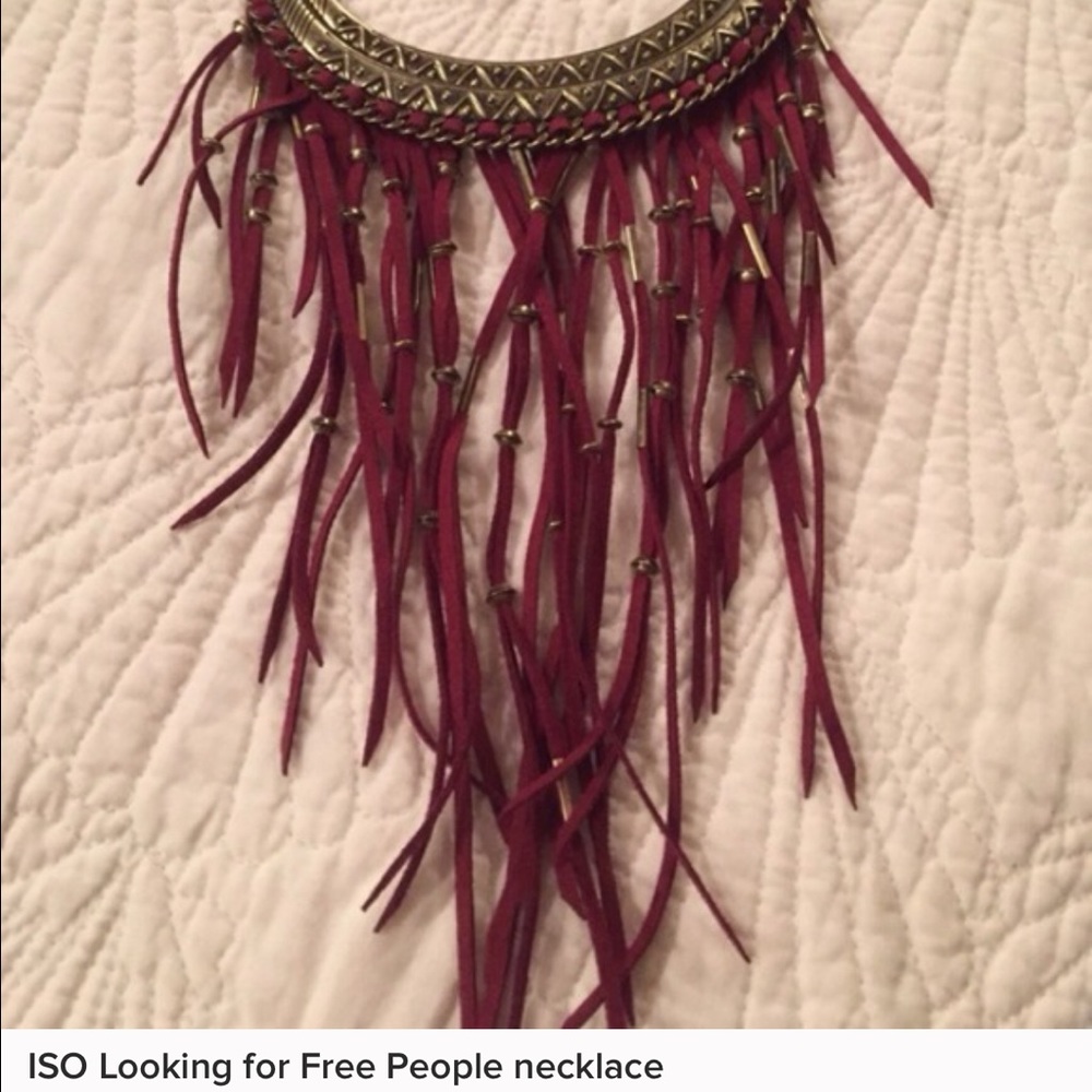 ISO. In search of Free People Fringe Necklace