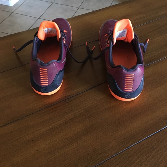 Slightly used red, orange and gold kobe 9s. - Picture 3 of 4