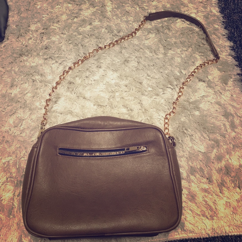 Tan colored satchel!