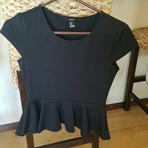 Black Pelham top