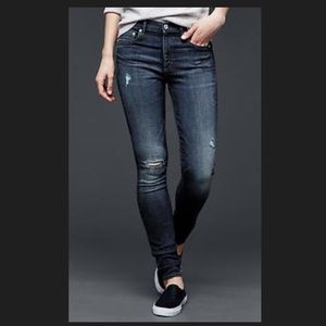 Gap Resolution True Skinny Destructed Jeans