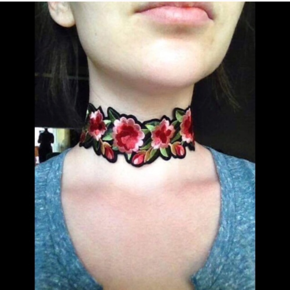🌸🌹Floral Choker - Picture 7 of 8