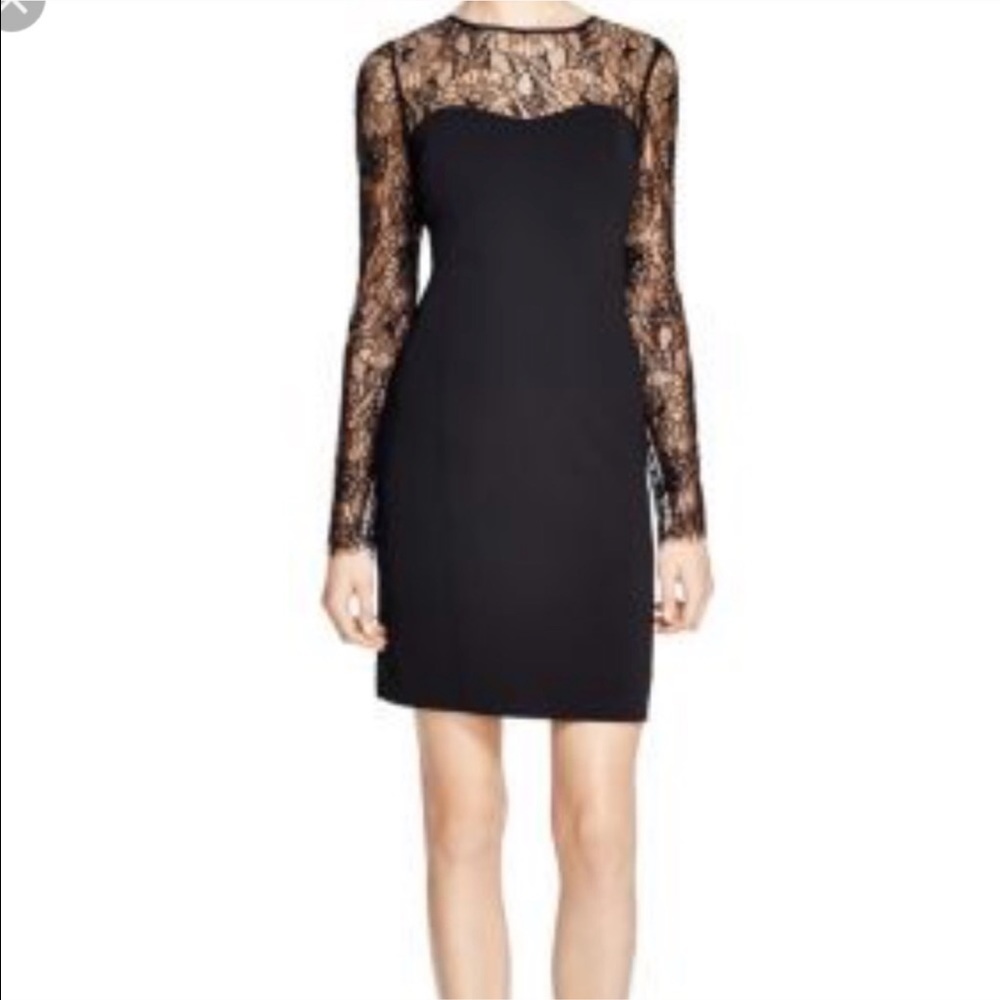 NEW Laundry Black Lace Sheath Dress