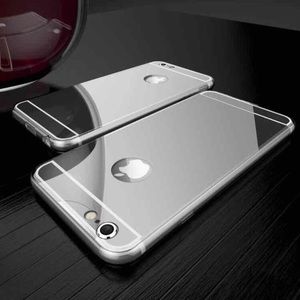 iPhone 6/6s/6 Plus/6s Plus Silver mirror case