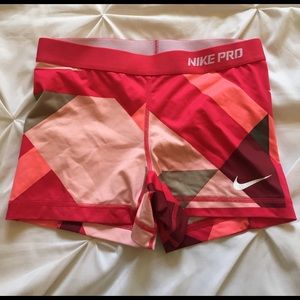 Nike pro spandex shorts