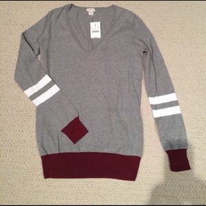 J Crew V neck cotton sweater. XXS