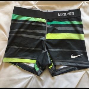 Nike pro spandex shorts