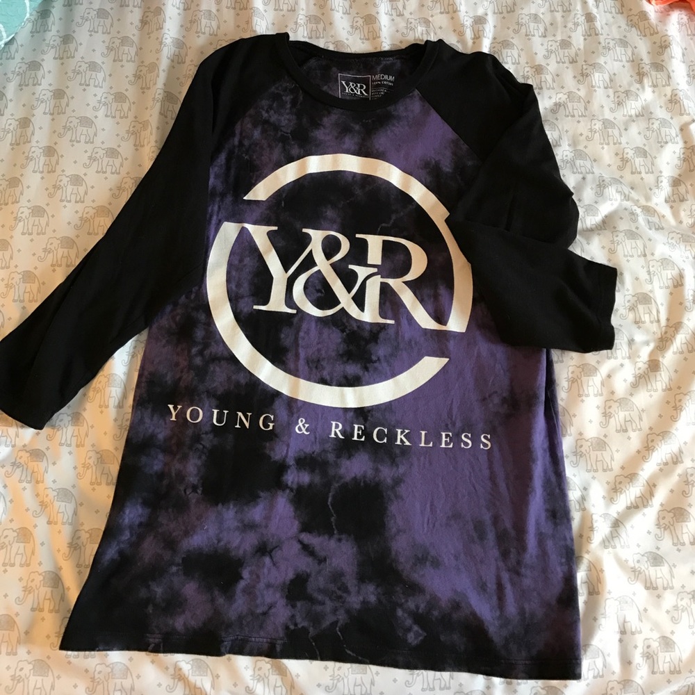 Young & Reckless 3/4 sleeve shirt