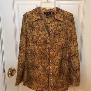Snake skin blouse