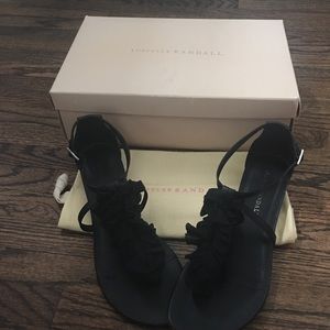 Loeffler Randall black dress sandals