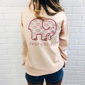 Ivory Ella long sleeve T-shirt