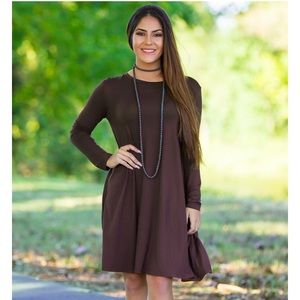 Piko long sleeve dress