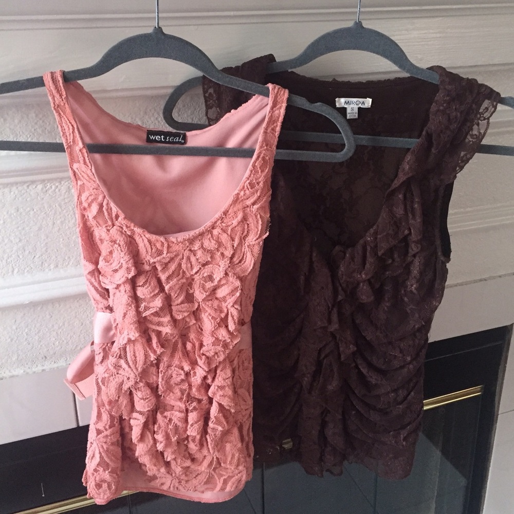 Bundle!!! 2 lace blouses💝 NWTO