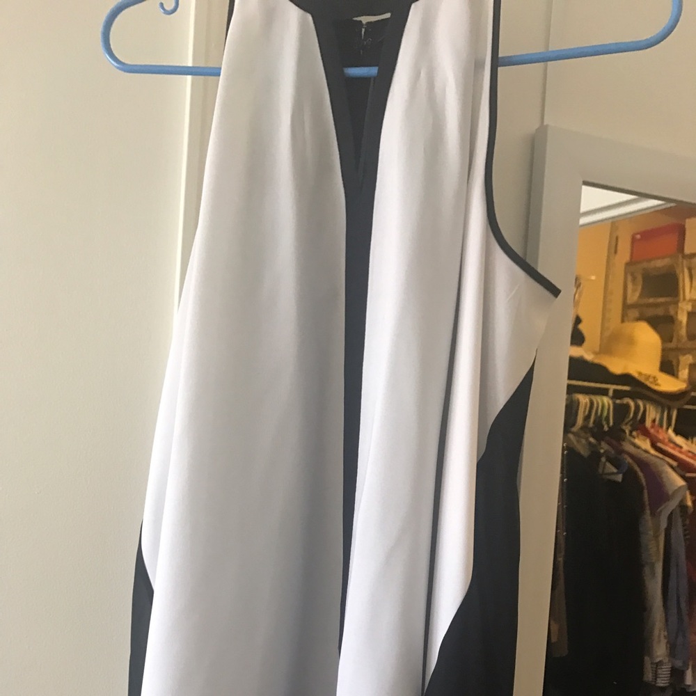 Kenneth Cole sheer-back top