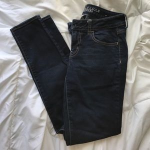 Dark blue denim
