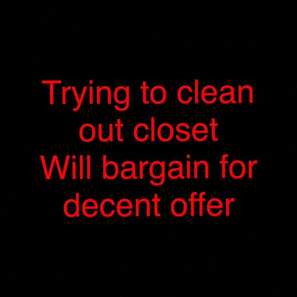Cleaning out closet!!!!