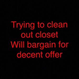 Cleaning out closet!!!!