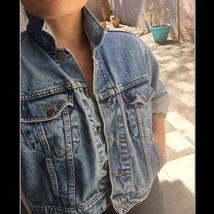 vintage boxy levi's denim / jean jacket