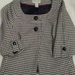 WHBM Cropped Houndstooth Jacket
