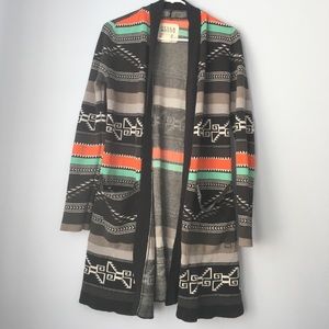 Tribal tralalah long billabong sweater