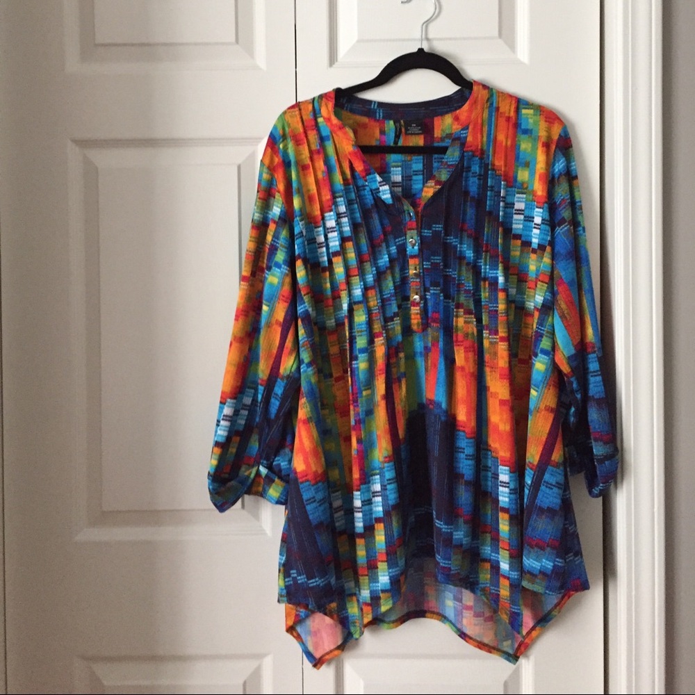 New Directions Shark Fin Tunic 3X