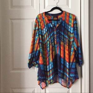 New Directions Shark Fin Tunic 3X