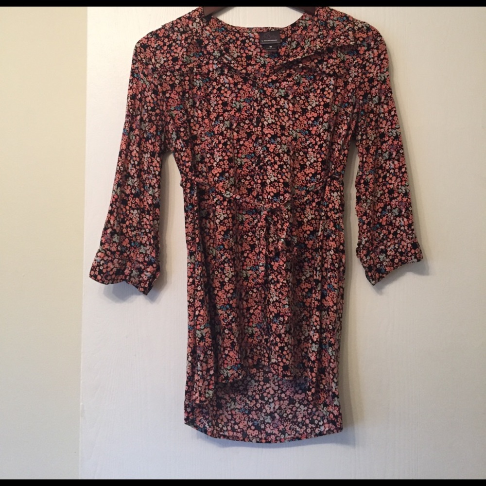 Oh Baby by Motherhood Pink Button Up Blouse & Belt