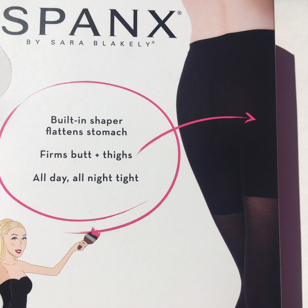 SPANX ALL DAY SHAPING TIGHTS PURPLE 128 original - Picture 3 of 4