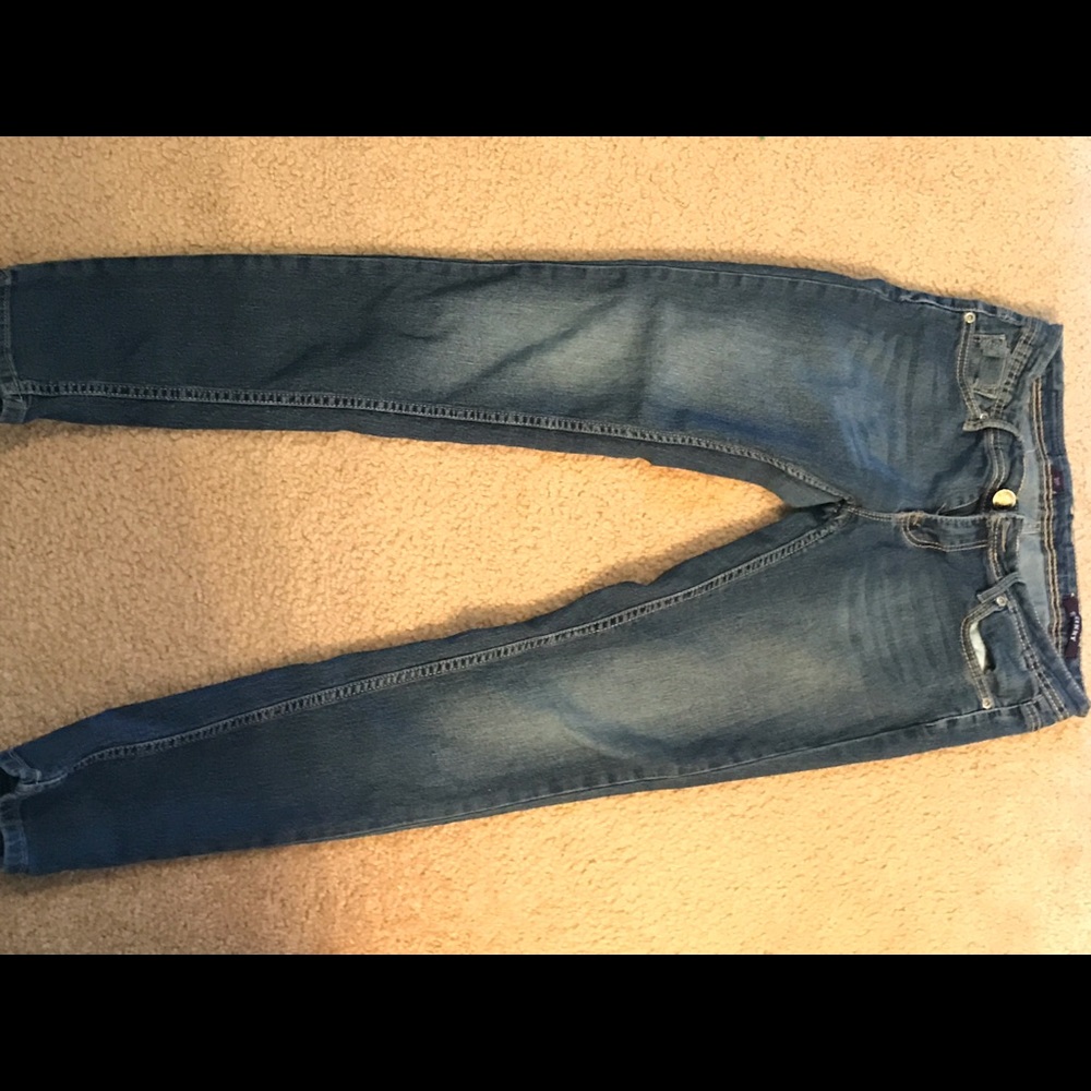 Unknown band skinny jeans
