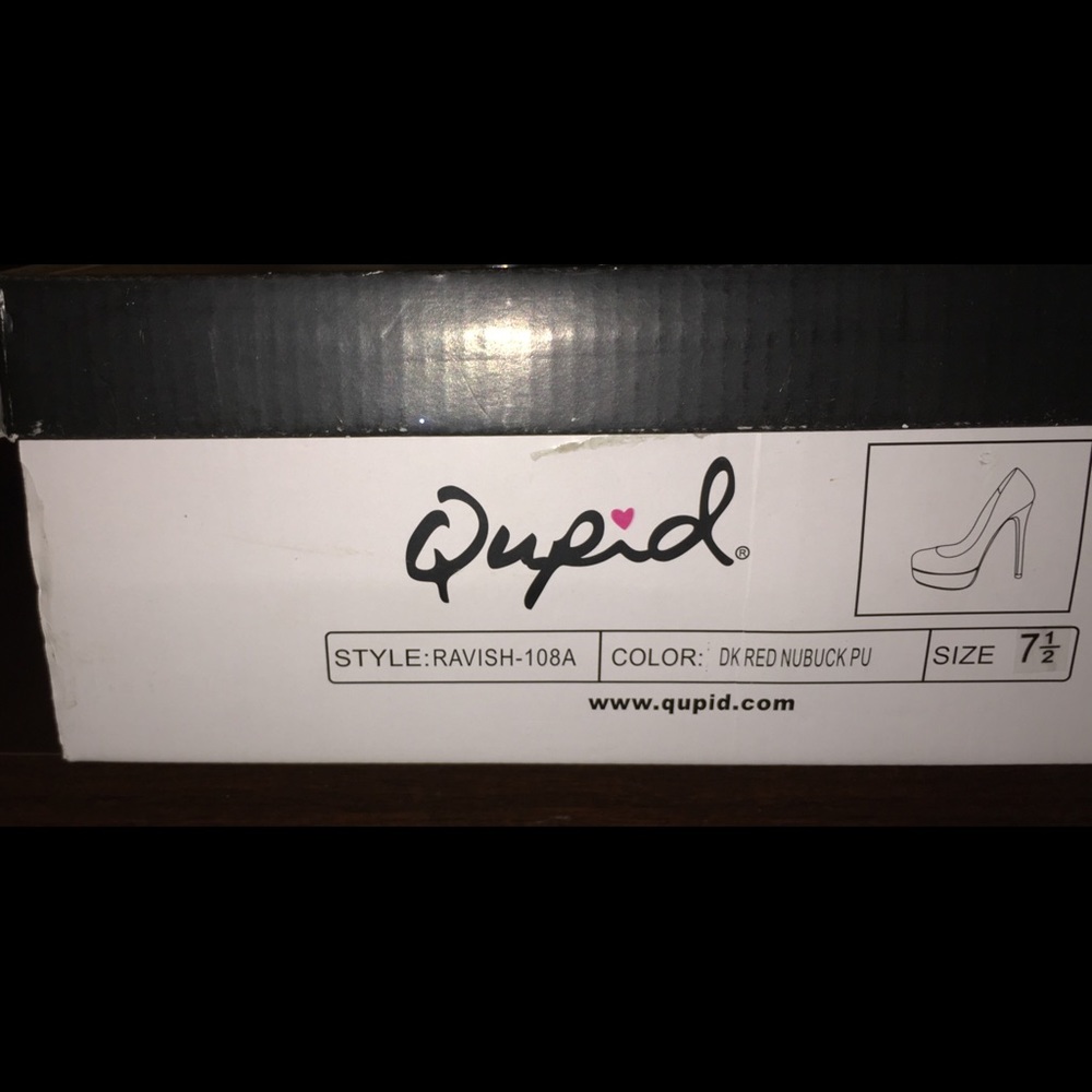Qupid Ravish Red pumps
