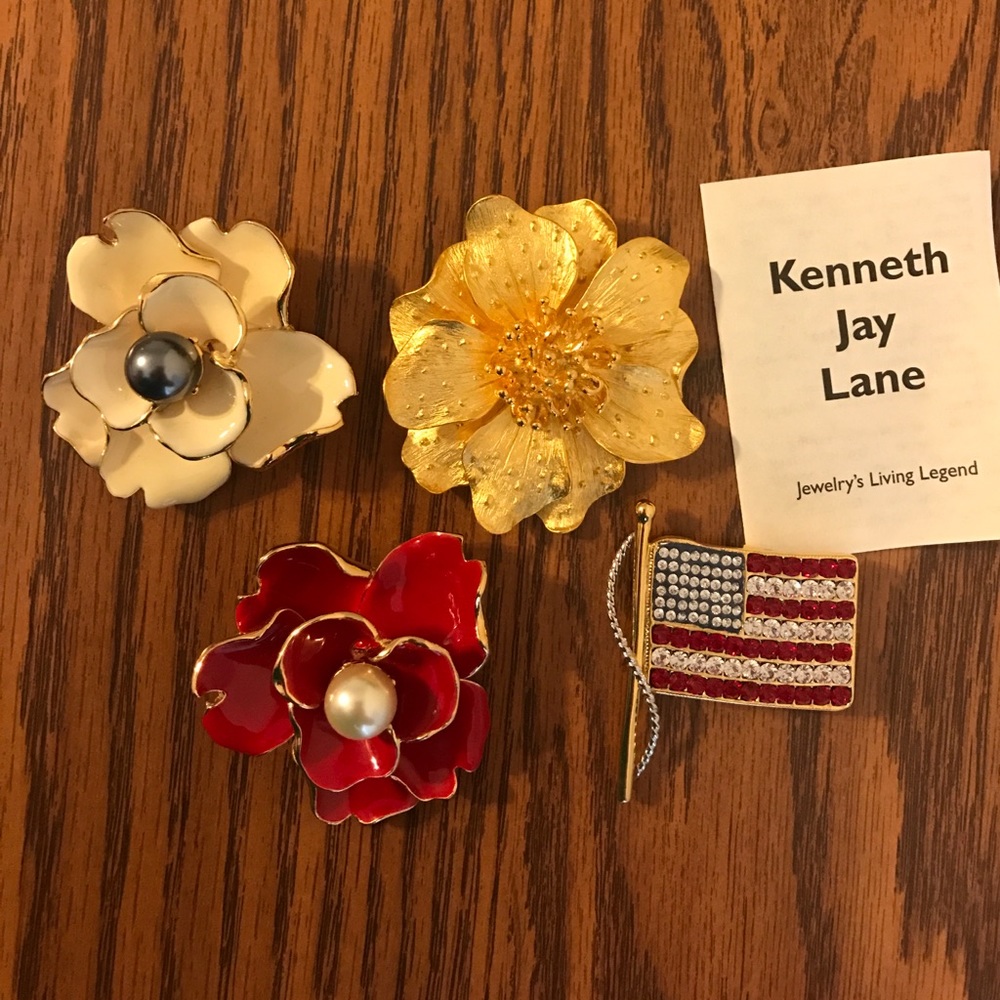 Brooches by Kenneth Jay Lane