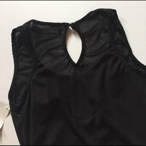 NWOT Akira Chicago Black & Silver Bodycon Dress - Picture 6 of 8