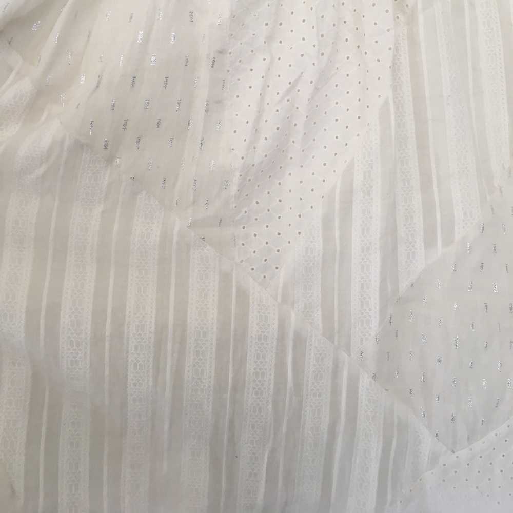 White Anthropologie Patchwork Dress - Picture 4 of 4